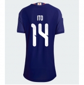 Billige Japan Junya Ito #14 Hjemmebanetrøje Dame VM 2026 Kort ærmer