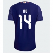 Billige Japan Junya Ito #14 Hjemmebanetrøje VM 2026 Kort ærmer