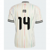 Billige Japan Junya Ito #14 Udebanetrøje VM 2026 Kort ærmer