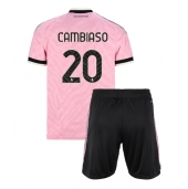 Billige Juventus Andrea Cambiaso #20 Udebanetrøje Børn 2026-27 Kort ærmer (+ bukser)