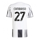 Billige Juventus Andrea Cambiaso #27 Hjemmebanetrøje 2025-26 Kort ærmer