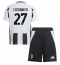 Billige Juventus Andrea Cambiaso #27 Hjemmebanetrøje Børn 2024-25 Kort ærmer (+ bukser)