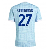 Billige Juventus Andrea Cambiaso #27 Udebanetrøje 2025-26 Kort ærmer