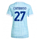 Billige Juventus Andrea Cambiaso #27 Udebanetrøje Dame 2025-26 Kort ærmer