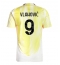 Billige Juventus Dusan Vlahovic #9 Udebanetrøje 2024-25 Kort ærmer