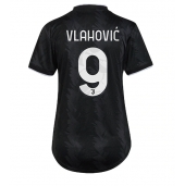 Billige Juventus Dusan Vlahovic #9 Udebanetrøje Dame 2022-23 Kort ærmer
