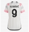 Billige Juventus Dusan Vlahovic #9 Udebanetrøje Dame 2023-24 Kort ærmer