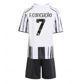Billige Juventus Francisco Conceicao #7 Hjemmebanetrøje Børn 2025-26 Kort ærmer (+ bukser)