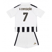 Billige Juventus Francisco Conceicao #7 Hjemmebanetrøje Børn 2026-27 Kort ærmer (+ bukser)