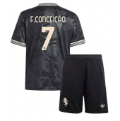 Billige Juventus Francisco Conceicao #7 Tredje trøje Børn 2025-26 Kort ærmer (+ bukser)