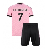 Billige Juventus Francisco Conceicao #7 Udebanetrøje Børn 2026-27 Kort ærmer (+ bukser)