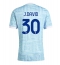 Billige Juventus Jonathan David #30 Udebanetrøje 2025-26 Kort ærmer