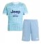 Billige Juventus Jonathan David #30 Udebanetrøje Børn 2025-26 Kort ærmer (+ bukser)