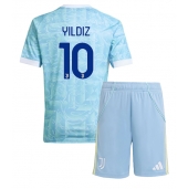 Billige Juventus Kenan Yildiz #10 Udebanetrøje Børn 2025-26 Kort ærmer (+ bukser)