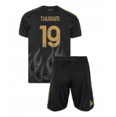 Billige Juventus Khephren Thuram #19 Tredje trøje Børn 2026-27 Kort ærmer (+ bukser)