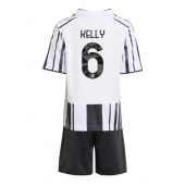 Billige Juventus Lloyd Kelly #6 Hjemmebanetrøje Børn 2025-26 Kort ærmer (+ bukser)