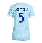 Billige Juventus Manuel Locatelli #5 Udebanetrøje Dame 2025-26 Kort ærmer