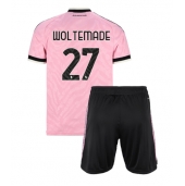 Billige Juventus Nick Woltemade #27 Udebanetrøje Børn 2026-27 Kort ærmer (+ bukser)