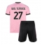 Billige Juventus Nick Woltemade #27 Udebanetrøje Børn 2026-27 Kort ærmer (+ bukser)
