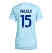 Billige Juventus Pierre Kalulu #15 Udebanetrøje Dame 2025-26 Kort ærmer