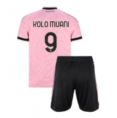 Billige Juventus Randal Kolo Muani #9 Udebanetrøje Børn 2026-27 Kort ærmer (+ bukser)