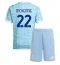 Billige Juventus Weston McKennie #22 Udebanetrøje Børn 2025-26 Kort ærmer (+ bukser)