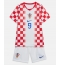 Billige Kroatien Andrej Kramaric #9 Hjemmebanetrøje Børn VM 2026 Kort ærmer (+ bukser)