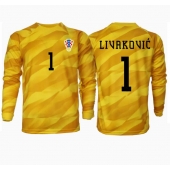 Billige Kroatien Dominik Livakovic #1 Målmand Hjemmebanetrøje EM 2024 Lange ærmer