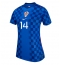 Billige Kroatien Ivan Perisic #14 Udebanetrøje Dame VM 2026 Kort ærmer