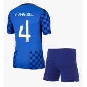 Billige Kroatien Josko Gvardiol #4 Udebanetrøje Børn VM 2026 Kort ærmer (+ bukser)