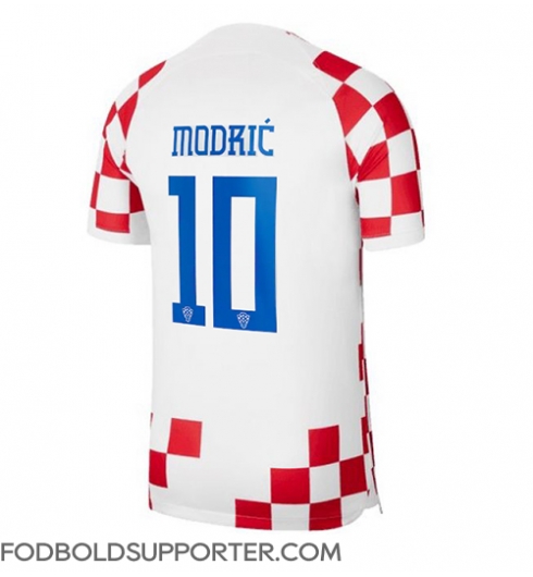 Billige Kroatien Luka Modric #10 Hjemmebanetrøje VM 2022 Kort ærmer