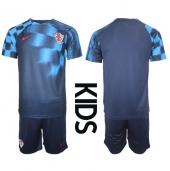 Billige Kroatien Udebanetrøje Børn VM 2022 Kort ærmer (+ bukser)