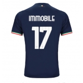 Billige Lazio Ciro Immobile #17 Udebanetrøje 2023-24 Kort ærmer