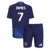Billige Leeds United Daniel James #7 Tredje trøje Børn 2024-25 Kort ærmer (+ bukser)