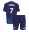 Billige Leeds United Daniel James #7 Tredje trøje Børn 2024-25 Kort ærmer (+ bukser)