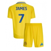Billige Leeds United Daniel James #7 Udebanetrøje Børn 2024-25 Kort ærmer (+ bukser)
