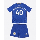 Billige Leicester City Facundo Buonanotte #40 Hjemmebanetrøje Børn 2024-25 Kort ærmer (+ bukser)