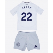 Billige Leicester City Oliver Skipp #22 Tredje trøje Børn 2024-25 Kort ærmer (+ bukser)