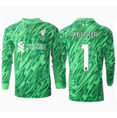 Billige Liverpool Alisson Becker #1 Målmand Udebanetrøje 2024-25 Lange ærmer