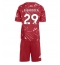 Billige Liverpool Bradley Barcola #29 Hjemmebanetrøje Børn 2026-27 Kort ærmer (+ bukser)