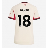 Billige Liverpool Cody Gakpo #18 Udebanetrøje Dame 2025-26 Kort ærmer