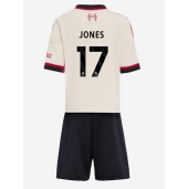 Billige Liverpool Curtis Jones #17 Udebanetrøje Børn 2025-26 Kort ærmer (+ bukser)