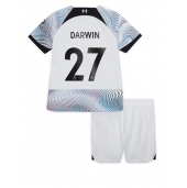 Billige Liverpool Darwin Nunez #27 Udebanetrøje Børn 2022-23 Kort ærmer (+ bukser)