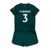 Billige Liverpool Fabinho #3 Tredje trøje Børn 2022-23 Kort ærmer (+ bukser)