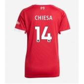 Billige Liverpool Federico Chiesa #14 Hjemmebanetrøje Dame 2025-26 Kort ærmer
