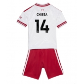 Billige Liverpool Federico Chiesa #14 Udebanetrøje Børn 2026-27 Kort ærmer (+ bukser)