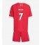 Billige Liverpool Florian Wirtz #7 Hjemmebanetrøje Børn 2025-26 Kort ærmer (+ bukser)