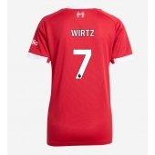 Billige Liverpool Florian Wirtz #7 Hjemmebanetrøje Dame 2025-26 Kort ærmer