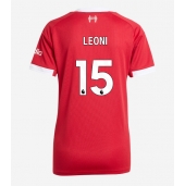 Billige Liverpool Giovanni Leoni #15 Hjemmebanetrøje Dame 2025-26 Kort ærmer