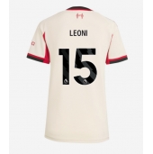 Billige Liverpool Giovanni Leoni #15 Udebanetrøje Dame 2025-26 Kort ærmer